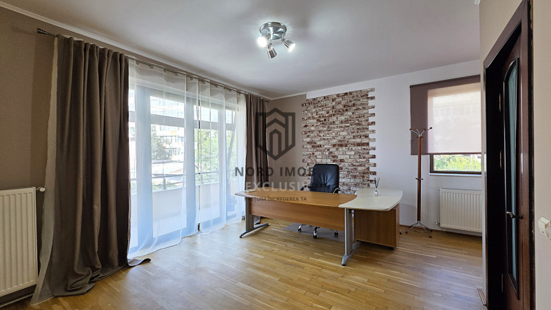 Duplex reprezentativ pentru birouri–4 camere | Recent renovat | 2 locuri parcare