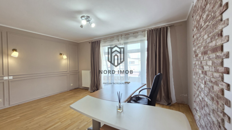 Duplex reprezentativ pentru birouri–4 camere | Recent renovat | 2 locuri parcare