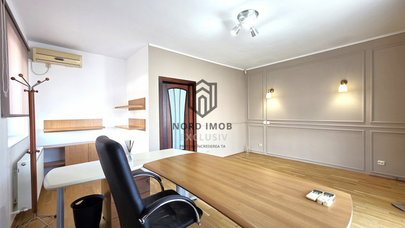 Duplex reprezentativ pentru birouri–4 camere | Recent renovat | 2 locuri parcare
