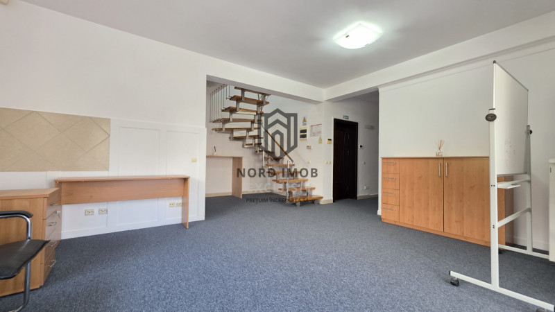 Duplex reprezentativ pentru birouri–4 camere | Recent renovat | 2 locuri parcare